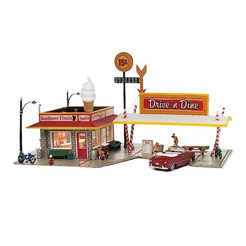 Woodland Scenics HO BR5029 Drive n' Dine pour décor de train miniature
