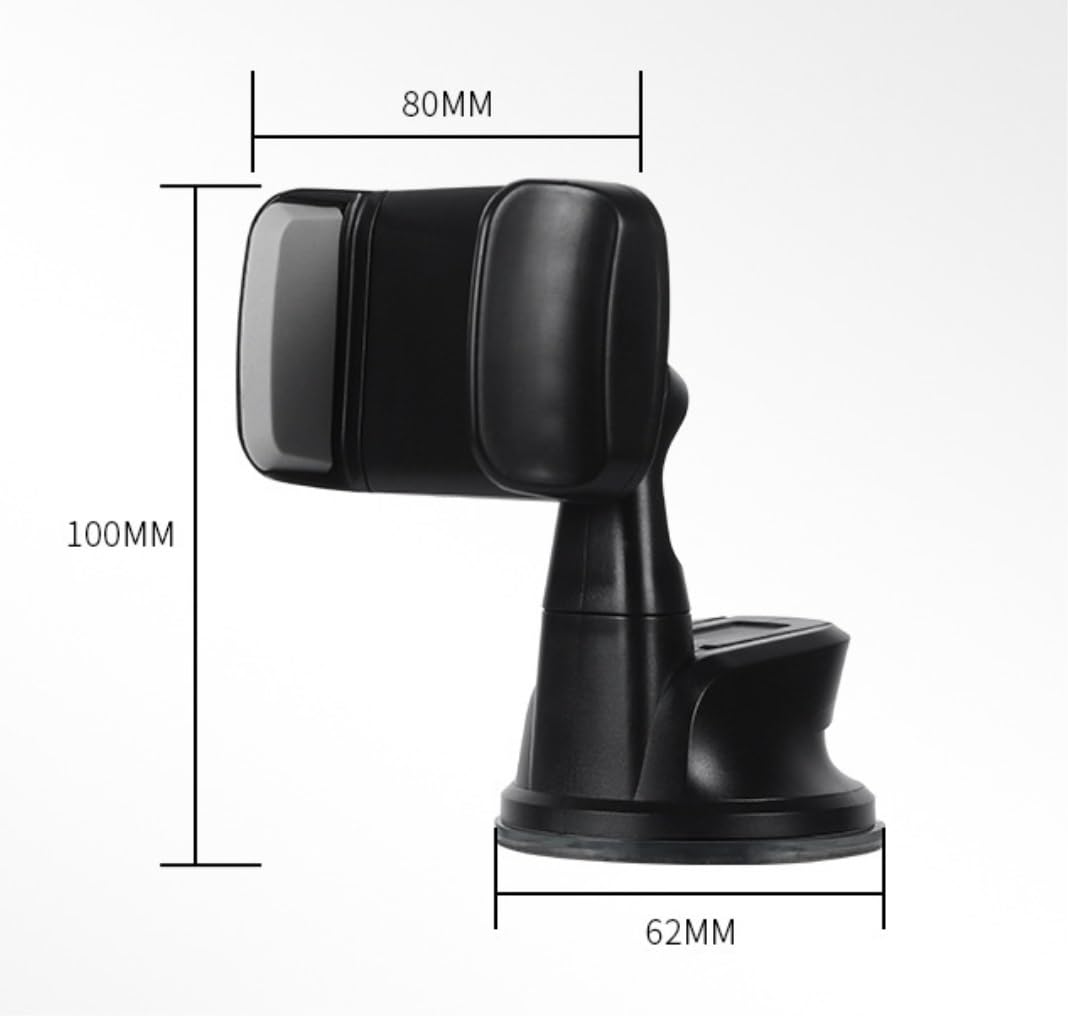 Soporte Móvil Soporte Universal para Parabrisas De Automóvil Apto para Teléfonos Móviles con Navegación Y GPS Succión para Coche