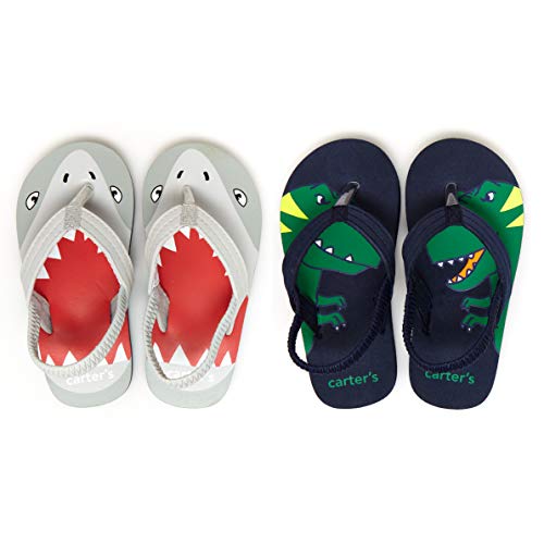 Image of Carter's Unisex-Child Silky Two-Pack Flip-Flop Set