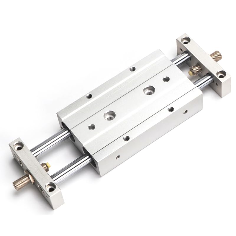 Vérin pneumatique STMB20 double axe et double tige avec course de 50mm