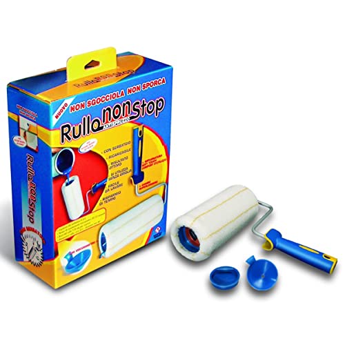 REPLOOD Rodillo de pintura para bricolaje a prueba de salpicaduras, no gota, juego de pintura con jarra sin gotas, sin suciedad recargable en cualquier momento