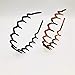 Calsgkspray 2Pcs Zigzag Headband Headband with Teeth Tooth,Plastic Wavy Comb Zig Zag Tooth Comb Plastic Hair Accessories
