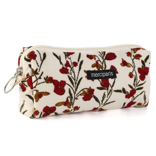 MHwan Trousse Scolaire de Style Rétro en Velours...