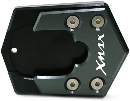 Motorcycle Side Stand pad CNC Kickstand Motorcycle Foot Side Stand Extension Pad Support Plate Enlarge for Y&AMAHA X-MAX X MAX Xmax 300 125 250 disponible en Yaxa Peru