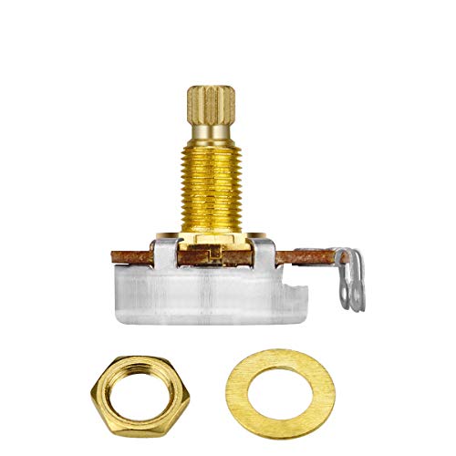FLEOR 10 pièces guitare pleine taille Pots A500K court L18mm tige Audio Volume cône potentiomètres pour guitare… - Les Beatles, Paul McCartney, John Lennon, RIngo Starr, George Harrison FLEOR 10 pièces guitare pleine taille Pots A500K court L18mm tige Audio Volume cône potentiomètres pour guitare… – Image 5