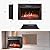 FLAME&SHADE Insert Electric Fireplace, 32-Inch Wide, Freestanding Portable Room Heater with Timer, Digital Thermostat and Remote