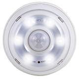 Ivation 6 LED Automatic Motion-sensing Night Light - Battery Powered Hallway Light with a Built in Motion and Light Sensor -With Adjustable Brightness and Adjustable Light Timer (20/60/90 Seconds)