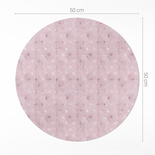 Tapis vinyle ø50 cm durable contre les taches de cuisine et griffures