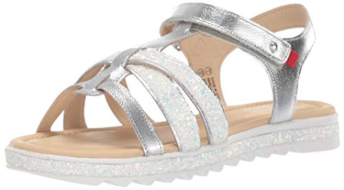 Marc Joseph New York Unisex-Child Kids Boys/Girls Leather Made in Brazil Criss Cross Sandal Loafer