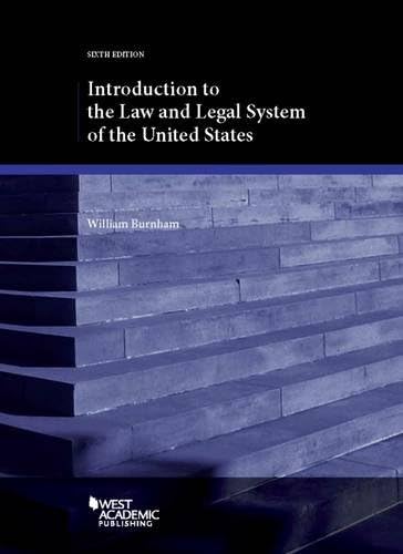 Introduction to the Law and Legal System of the United States (Coursebook)