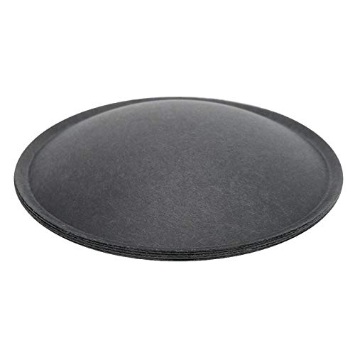 ASHATA Horn Staubkappe Subwoofer Staubkappe Lautsprecher Zubehör, 5PCS 72MM Einfache Papier Subwoofer Horn Staubdichte Schutzkappe für Stage KTV Lautsprecher