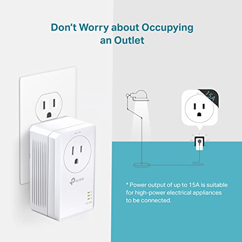 Image of TP-Link Powerline WiFi Extender TL-WPA7617 KIT - Includes AV1000 Powerline Ethernet Network Adapter and AC1200 Dual Band Extender, Gigabit Port, Passthrough, OneMesh, Ethernet Over Power, Plug & Play