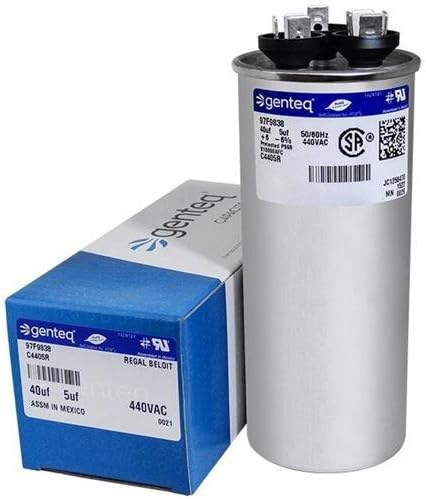 OEM Upgraded Replacement for GE Genteq Round Capacitor 40/5 440 