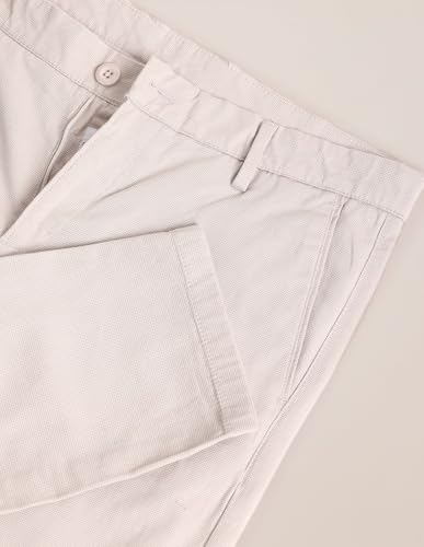 Image of U.S. Polo ASSN. Men's Regular Solid Textured Austin Trim Fit Mid Rise Casual Trousers