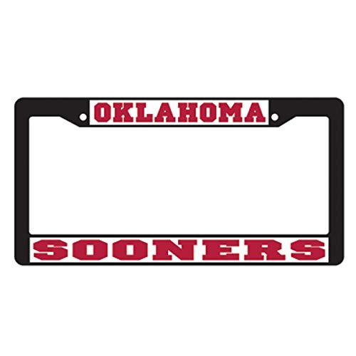 Oklahoma Plate_Frame (BLACK PLATE FRAME OK SOONERS (17506))