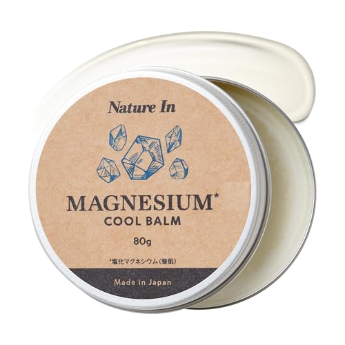 Nature In マグネシウムバーム 80g 肩 首 こめかみ用 高濃度 ひんやり冷感 塩化マグネシウム クリーム ボディバーム 日本製 - Nature In - 商品画像