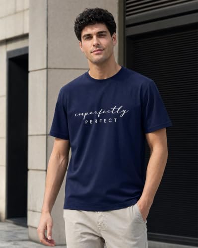 Image of Nobero 100% Cotton T Shirts for Men Stylish | Regular Fit | Graphic Printed T Shirts for Men 180 GSM Combed Cotton | Round Neck Half Sleeve