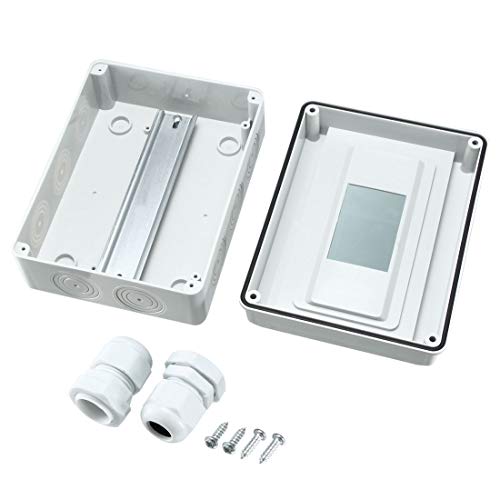 Awclub Plastic Transparent Cover Power Distribution Protection Box Ip65 Abs For Circuit Breaker Indoor On The Wall 8 Way (200Mmx155Mmx92Mm) #TOP1