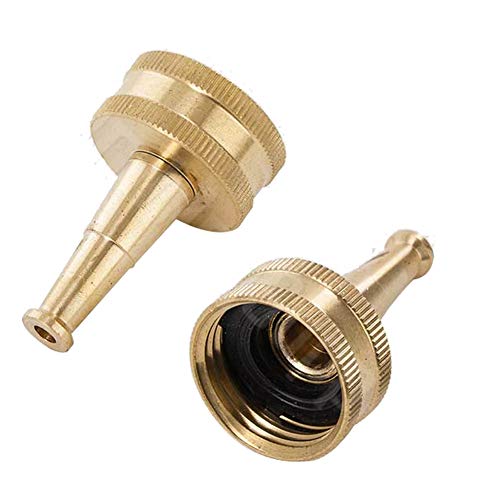 Plg Brass Adjustable Hose Sprayer Nozzle High Pressure Jet Nozzle With Shut-Off Valve For Garden Hose #TOP7