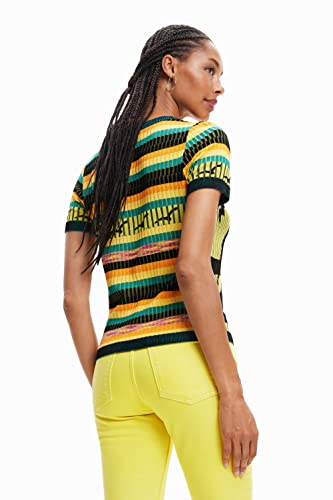 Desigual Women's Woman Knit T-Shirt Short Sleeve2