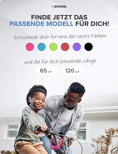 Büchel Fahrradschloss Kinder I Farbenfroh und ohne Schlüssel I Zahlenschloss fahrrad, fahrrad zubehör kinder, kinder fahrradschloss fahrradzubehör kinder, Pink – Bild 7