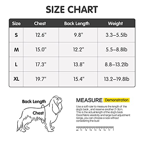 Coppthinktu Dog Recovery Suit For Abdominal Wounds Or Skin Diseases, Breathable Dog Surgery Recovery Suit For Dogs, E-Collar Alternative After Surgery Wear Anti Licking Wounds (Pink L) #TOP3