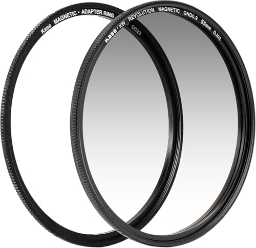 Verre optique trempé antichoc pour le filtre ND8 Kase Wolverine Revolution 55 mm 3 arrêts