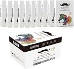 Moustache 5000 Sheets Printer Paper 8.5x11, Premium Multipurpose Computer Copy Copier Laserjet Inkjet Fax Photocopy Paper, 95 Brightness, 21 lb, 8.5 ''x11'' 500 Sheets/Ream, 10 Reams