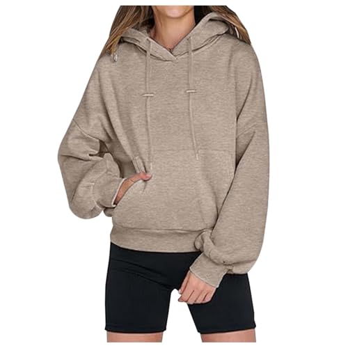 Pull à capuche décontracté en maille unie à manches longues pour les journées cocooning d'hiver