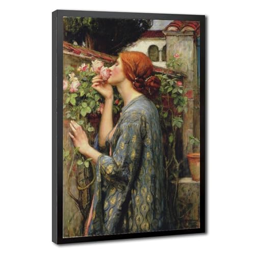 Cadre à suspendre John William Waterhouse The Soul of The Rose cadeau idéal