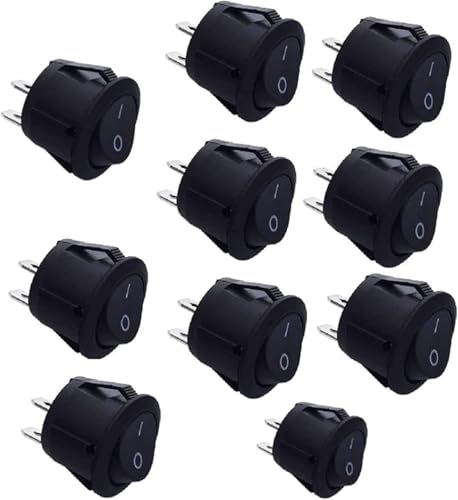Interrupteur à bascule 12V rond pour réparer les circuits de commande On Off camion et RV
