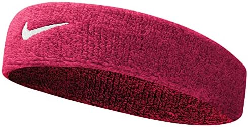 Nike Swoosh Headband OSFM,Vivid Pink/White