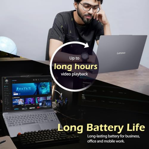 Image of Lenovo IdeaPad Slim 3 15.3 inch WUXGA Touch Laptop, AMD Ryzen 7 8840HS, 40GB RAM, 3TB Storage(2TB SSD +1TB Docking Station), AMD Radeon 780M, Wi-Fi 6, Backlit Keyboard, Webcam, Win 11, Gray