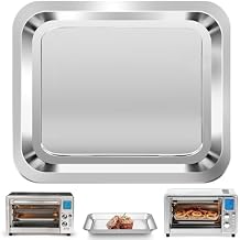 GCQ Air Fryer Tray for Emeril Lagasse Everyday 360 Air Fryer, 1210 Stainless Steel Air Fryer Accessories Tray Bake Pan Replacement Parts, Not fit for Emeril Lagasse 26 QT 25 QT French Door