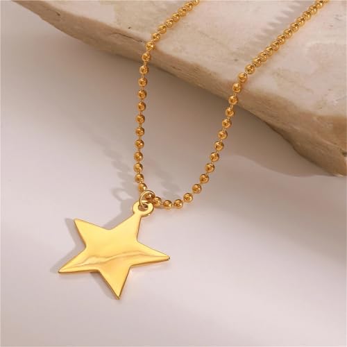 Collier étoile géométrique unisexe, le cadeau idéal prêt à offrir - 3