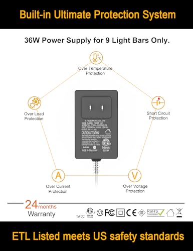 Image of EBD Under Counter Lights Touch LED Under Cabinet Lighting Built-in 18 inch Adjustable Cable, Splitter & 3 External Cable, 9 Pcs 3000K Warm White 3150Lm Kitchen Under Cabinet Lights