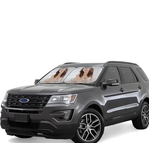 高梨瑞樹 (4) 車用サンシェード サンバイザー 日よけ 紫外線対策 カーサンシェード 四季兼用 車用品 折畳み 便利 遮光 断熱 吸盤4個付