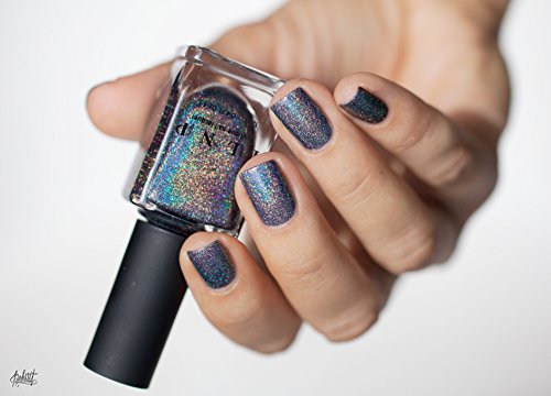 Image of ILNP Maiden Lane - Charcoal Grey Ultra Holographic Nail Polish