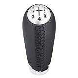 1. Producto de alta calidad. Pomo de Palanca de Cambios de 5 velocidades de Piel sintética para Renault Laguna Megane 2 Clio 3 03-09 COD