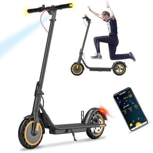 Patinete Eléctrico para Adultos, Motor de 350 W, Alcance de 30 km, Velocidad Máxima de 25 km/h,...