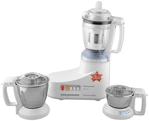 Panasonic MX-AC350-A (Blue) Super Mixer Grinder 550-Watt 3-Jar