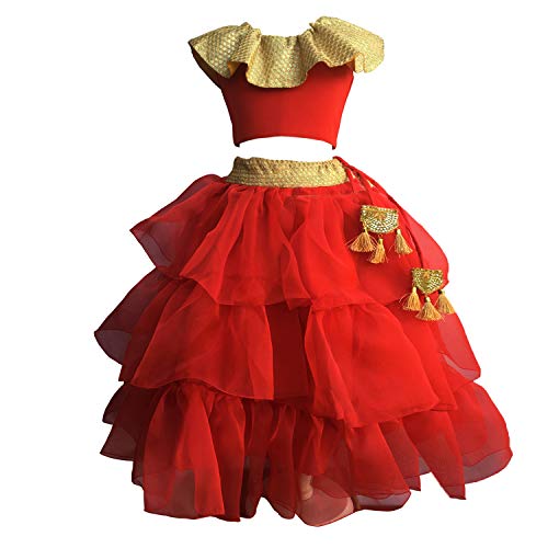 Image of Aglare Girl's Net Readymade Lehenga Choli