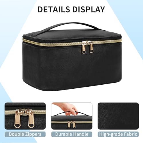 OCHEAL Vegan Leather Makeup Organizer