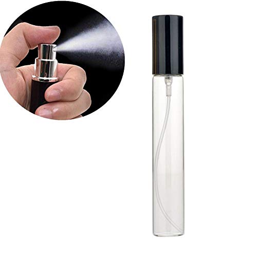 Preisvergleich Produktbild KAIKUN Parfum Zerstäuber Für Unterwegs Mini Parfümzerstäuber Reisezubehör Tragbare Sprühflasche Zerstäuber-Sprühflaschen Reise-Flaschen Parfümflasche Black