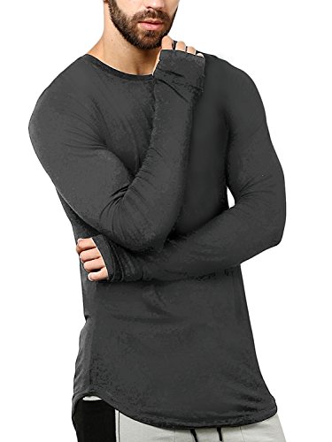 Image of Pause Men's Solid Slim Fit T-Shirt
