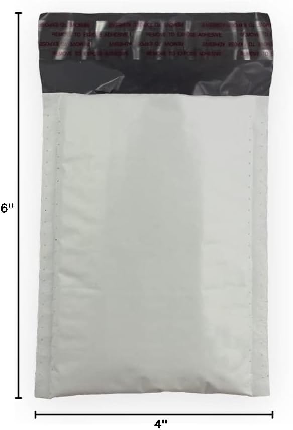 EcoSwift 1000#0000 4x6 Poly Bubble Mailers Padded Envelope Shipping Bags 4 x 6
