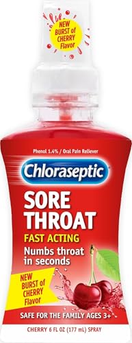 Chloraseptic Sore Throat Spray, Sugar-Free Cherry...