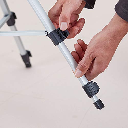 Stanley Fotostativ, Aluminium, drei Gleitfüße, Säule (44cm bis 140cm, 1/4 Zoll Gewinde, Plateau neigbar) 1-77-201 – Bild 6
