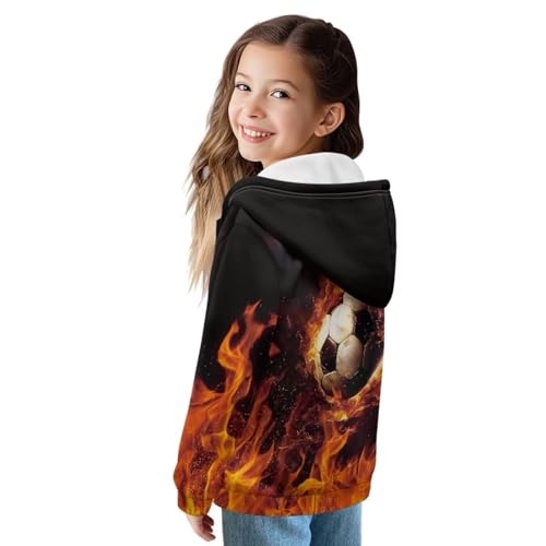 Kids Zip Up Hoodies Sweatshirts Hooded Soft Fleece Lined Fall Jacket Winter Clothes for for Boys Girls 6-16 Years3