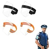 XINSHEYE リフト券入れ ホルダー 防水スキーパスホルダー調節可能なストラップ付き 作業用 通勤 ランニング マラソン ネームラベルバッジホルダー(4個入り)